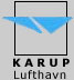 Karup Lufthavn Logo.
