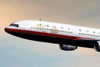 Screenshot of Lockheed L-1011 Tristar in flight.