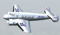 Screenshot of LOT Lockheed L-10 Electra in flight.