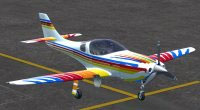 Screenshot of Lancair Legacy on the ground.