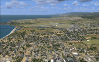 Aerial view of Landclass For Santa Barbara scenery.
