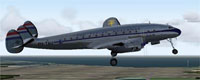 Screenshot of Lockheed L-049A Constellation in the air.