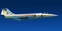 Profile view of Luftwaffe Lockheed F-104G.
