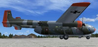 Screenshot of Luftwaffe Noratlas with corrected textures.