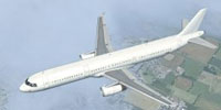 Screenshot of Luso Airlines Airbus A321 in flight.