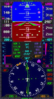 Image of M1000A primary flight display panel.