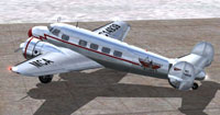 Screenshot of MCA Lockheed L-10A Electra on the ground.