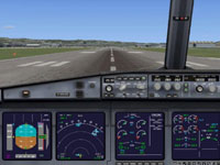 Screenshot of Default Airbus A321 panel.