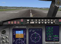 Screenshot of Default CRJ700 panel.