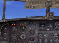 Screenshot of Default Douglas DC-3 panel.