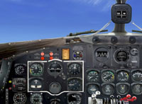 Screenshot of NATS Douglas R4D-6 panel.