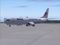 Screenshot of Martinair Boeing 737-800 on the ground.