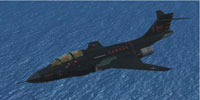 Screenshot of McDonnell CF-101 B Voodoo in flight.