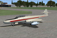Screenshot of Meteor NF14 G-ARCX on the ground.