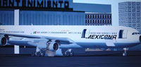 Screenshot of Mexicana de Aviacion A340-313 on the ground.