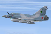 Screenshot of Mirage 2000 in flight.