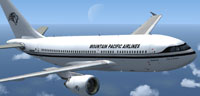 Screenshot of Mountain Pacific Airlines Airbus A310-300 in flight.