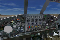 Screenshot of Myasishchev Atlant virtual cockpit.