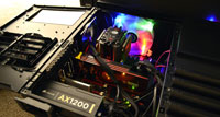 Inside a high performance PC.