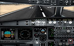 Screenshot of Overland SMS Airbus A330 cockpit.