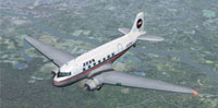 Screenshot of PBA Douglas DC-3 in flight.