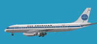 Image showing Pan American Douglas DC-8-32 with corrected textures.