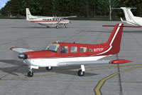 Screenshot of Piper PA-32RT-300 Lance II on the ground.