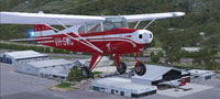 Screenshot of Piper Tri Pacer PA22 Caribbean VH-SWCC in flight.