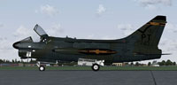 Screenshot of Pittsburgh ANG Vought A-7 Corsair II on the ground.