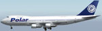 Screenshot of Polar Air Cargo Boeing 747-200 in the air.