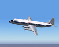 Screenshot of RAAF Viscount 816 in flight.