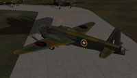 Screenshot of RAF Driffield Wellington on the ground.