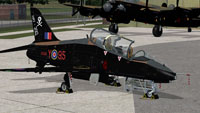 Screenshot of RAF Hawk T.1 on the ground.