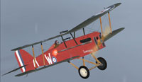 Screenshot of RAF SE5a in flight.