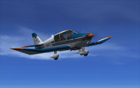 Screenshot of Robin DR400-140B in flight.