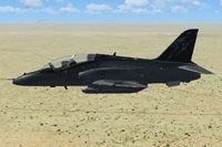 Screenshot of SAAF BAE Hawk in flight.