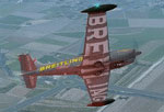 Screenshot of SIAI Marchetti Breitling Devils SF 260 in flight.