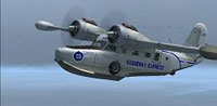 Screenshot of Saguenay Express Grumman Goose in flight.