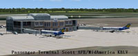 Passenger terminal at Scott Air Force Base.