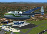 Screenshot of Servicos Aereos Cruzeiro do Sul C-82 in flight.