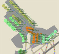 Overview of Manchester airport.