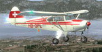 Screenshot of Swiss Piper Tripacer in flight.