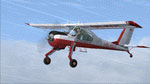 Screenshot of Swiss Wilga in flight.