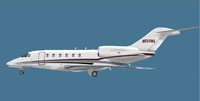 Profile view of Syracuse Jet Leasing Cessna Citation X.