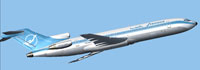 Screenshot of Syrian Airlines Boeing 727-200 in flight.