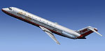 Screenshot of TWA Douglas DC-9-30 in flight.