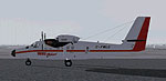 Screenshot of plane on Chefornak runway.