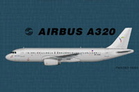 Profile view of the white Tigerair PH/SEAir Airbus A320.