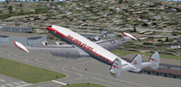 Screenshot of Trans-Canada Air Lines L-1049G taking off.
