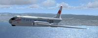 Screenshot of Tu-104 in flight.